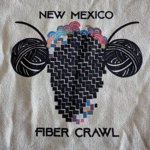 New Mexico Fiber Crawl Zip Top Lined Cotton Canvas Bag